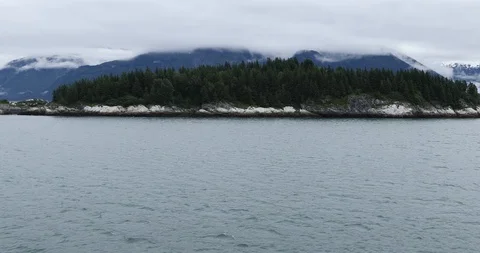 Island in Alaska Stock-Footage 93007873