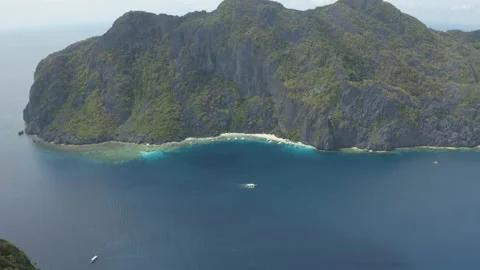 Island and beach in the Philippines Stock Footage 135351999