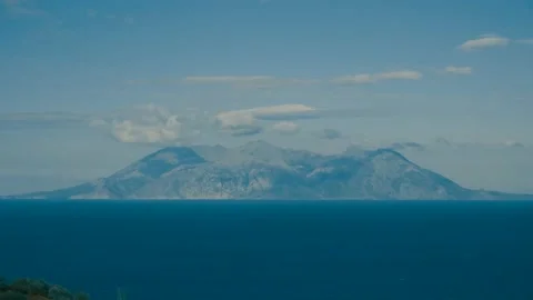 Island and clouds Stock-Footage 222177662