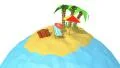 Island appears in the ocean and beach attributes. HD Footage