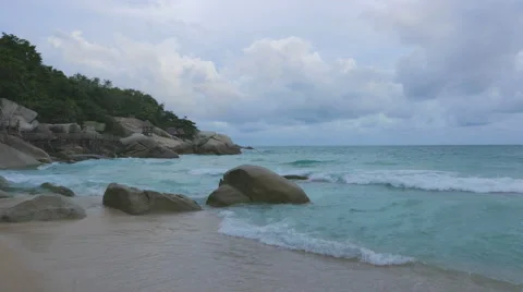 Island beach Thailand Stock Footage 59596352