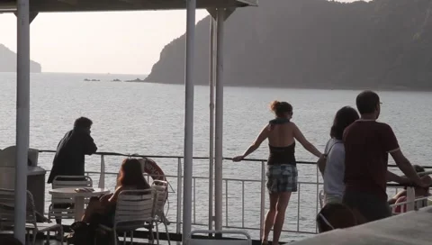 Island from a boat Video stock 5040945