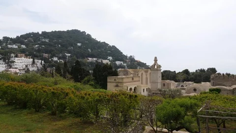 The island of Capri - pan Stock Footage 89651197