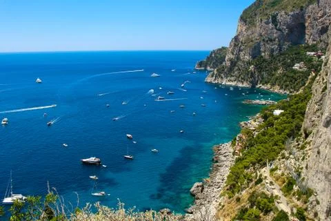 The island of Capri Stock Photos