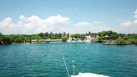 Island in the caribbean Video stock 130477938