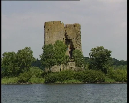 Island Castle Stock Footage 687994