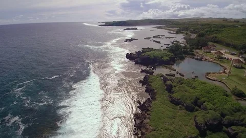 Island coastline 2 Video stock 69708036