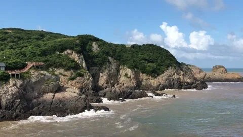 Island Coastline Stock Footage 137745812