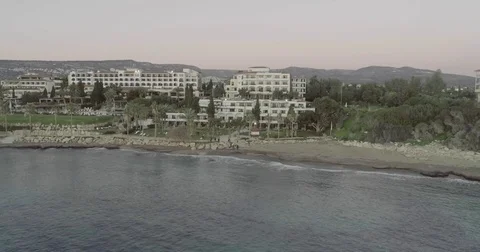 The Island of Cyprus at Dusk Stock Footage 72879039