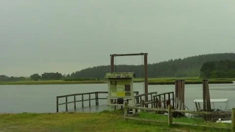Island Dock Foto stock