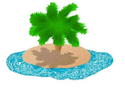 Island Stock Illustration