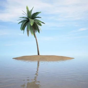 Island Stock Illustration