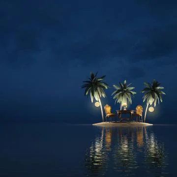 Island Stock Illustration