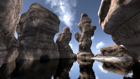 Island イラスト素材