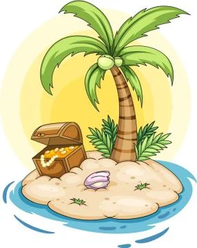 Island Stock Illustration