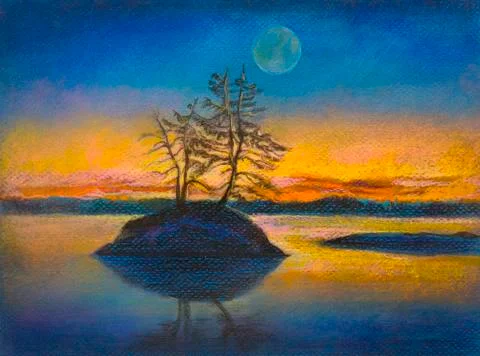 Island Stock Illustration