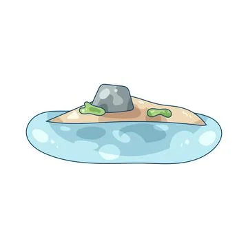 Island 스톡 일러스트