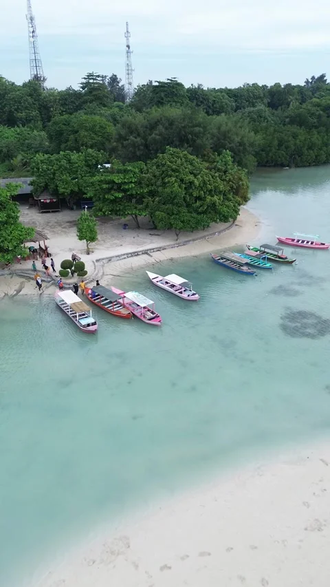 Island in jakarta Stock Footage 290015517