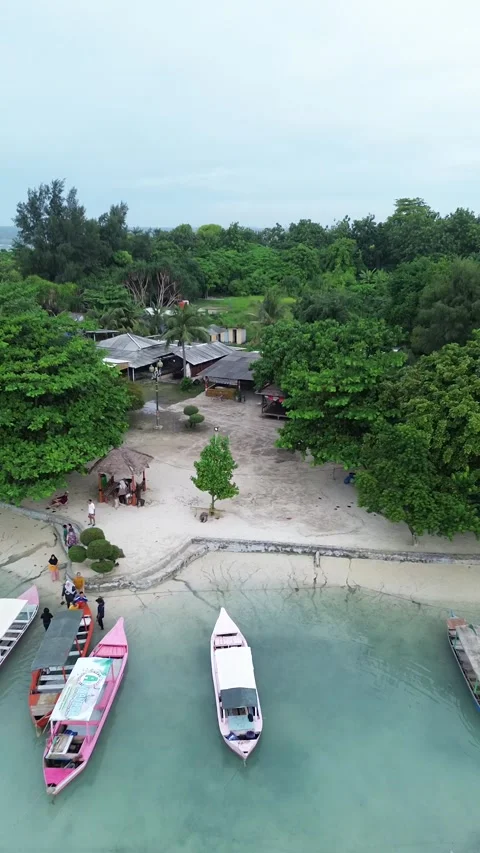 Island in jakarta Stock Footage 290016697