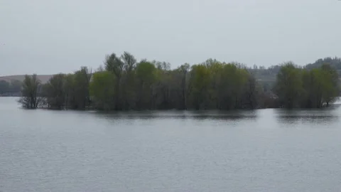 Island in the lake 動画素材 238396255