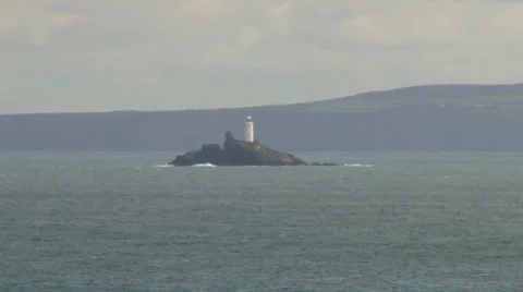 Island Lighthouse Video stock 8952622