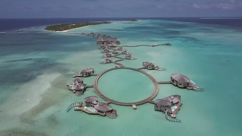 Island maledives Stock Footage