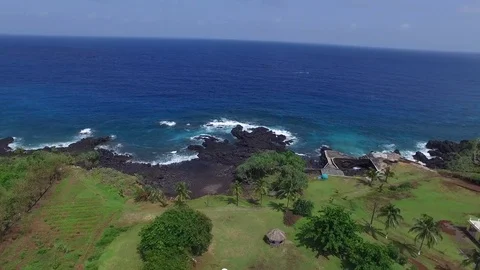 The island of Moroni, Comoros Stock Footage 78318627