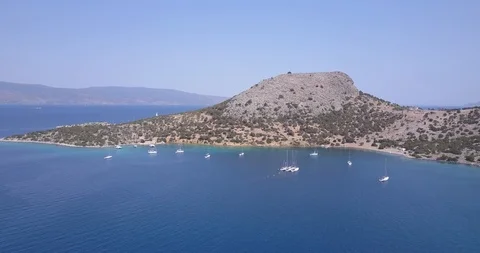 Island Mountain Island Push Video stock 87567196