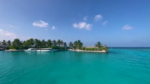 An island in the ocean Stock Footage 171519354