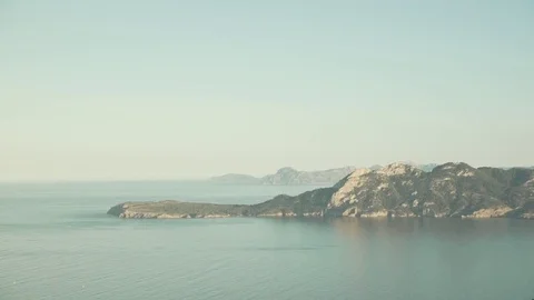 Island in the ocean, Mallorca Stock Footage 80336556