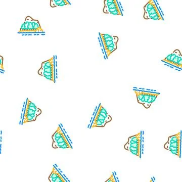 Island ocean summer vacation vector seamless pattern Stockillustratie