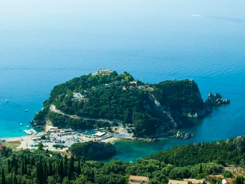 THE ISLAND Stockfoto's