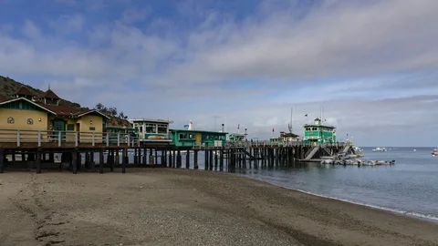 Island Pier 스톡 동영상 103891808