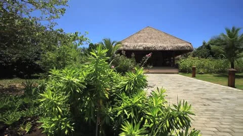 ISLAND RESORT Stock Footage