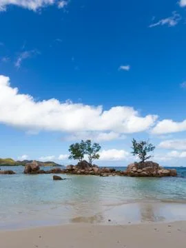 Island of rocks Stock Photos