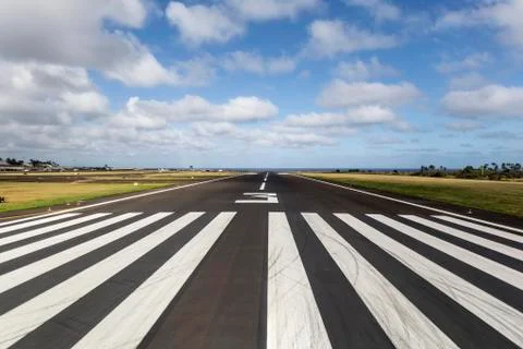 Island runway Stock Photos
