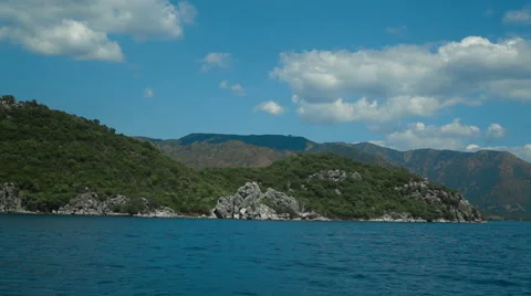 Island in the sea Stock Footage 41144526