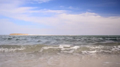 Island in the sea Stock Footage 76234597