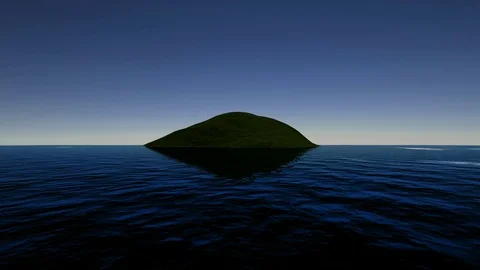 Island At The Sea Video stock 92032849