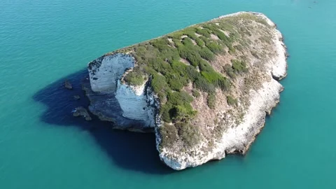 Island in the sea Stock Footage 201380970