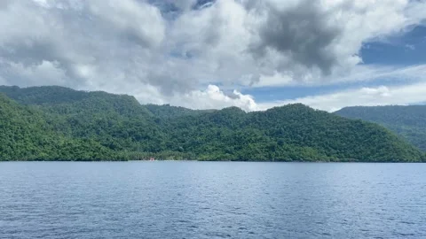 Island in the sea Stock Footage 236048340