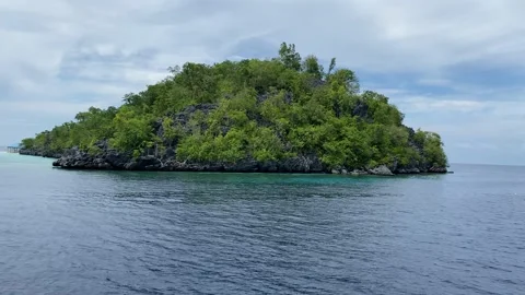 Island in the sea Stock Footage 236048650