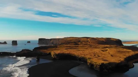 Island on sea Stock Footage 324437574