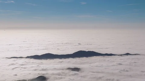 Island in the Sky Stock Footage 98500911