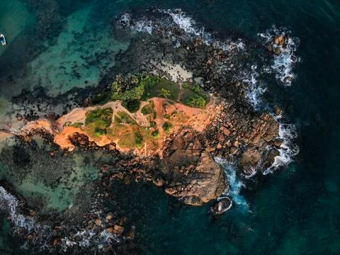 Island from the sky Stock Photos