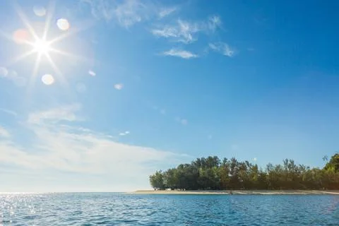 Island in the Sun 스톡 사진