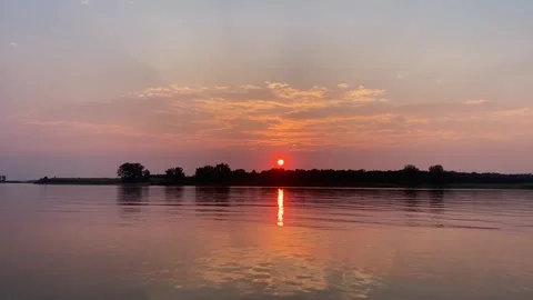 Island Sunset Video stock 285588373