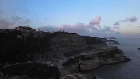 Island at Sunset Stock Footage 319552792