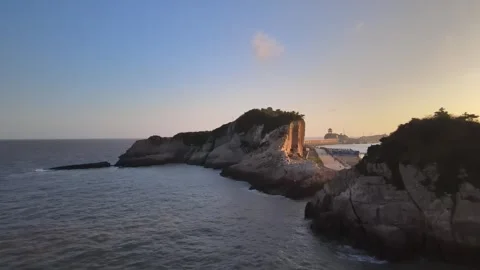 Island at Sunset Video stock 319552844