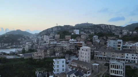 Island at Sunset Stock Footage 319553410